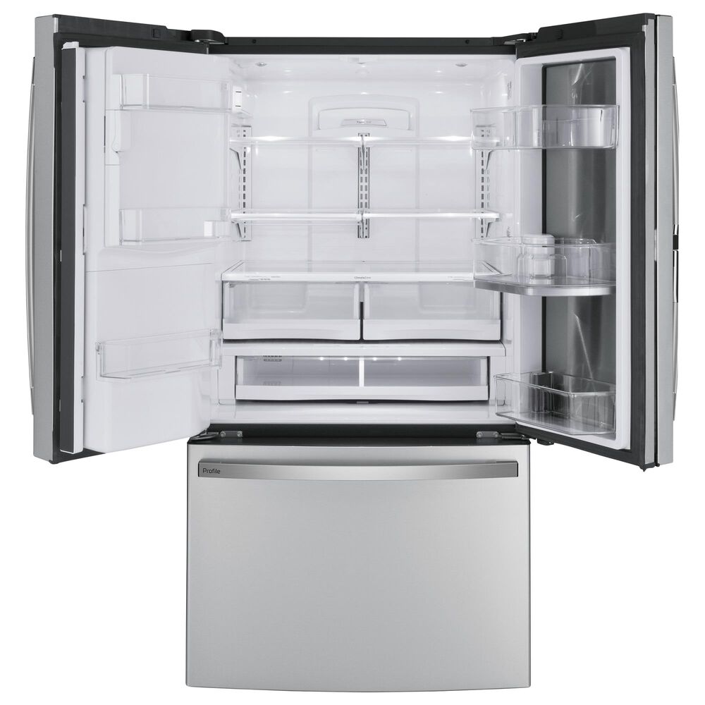 GE Profile 28 Cu. Ft. FrenchDoor Refrigerator with DoorInDoor in Fingerprint Resistant