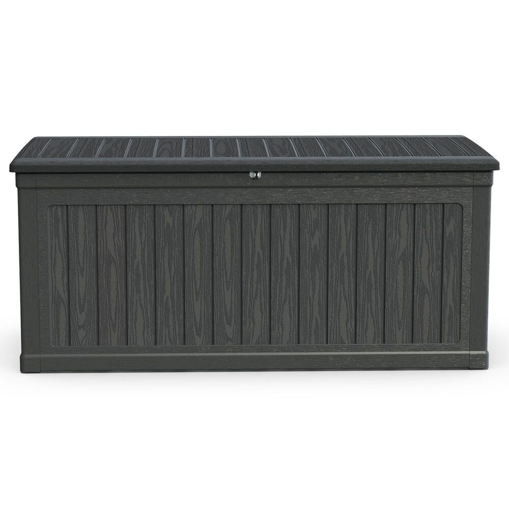 Hearth and Haven 260-Gallon Outdoor Plastic Deck Box in Black, , large