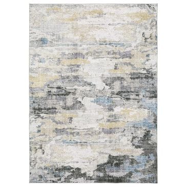 Oriental Weavers Malibu MAL01 2" x 3" Ivory and Grey Area Rug, , large