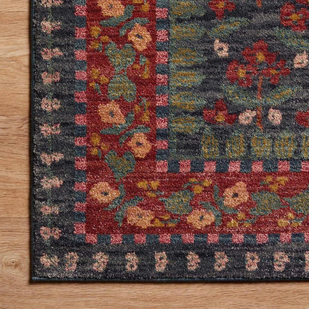 Loloi Fiore FIO-02 2&#39;7&quot; x 8&#39; Navy Runner, , large