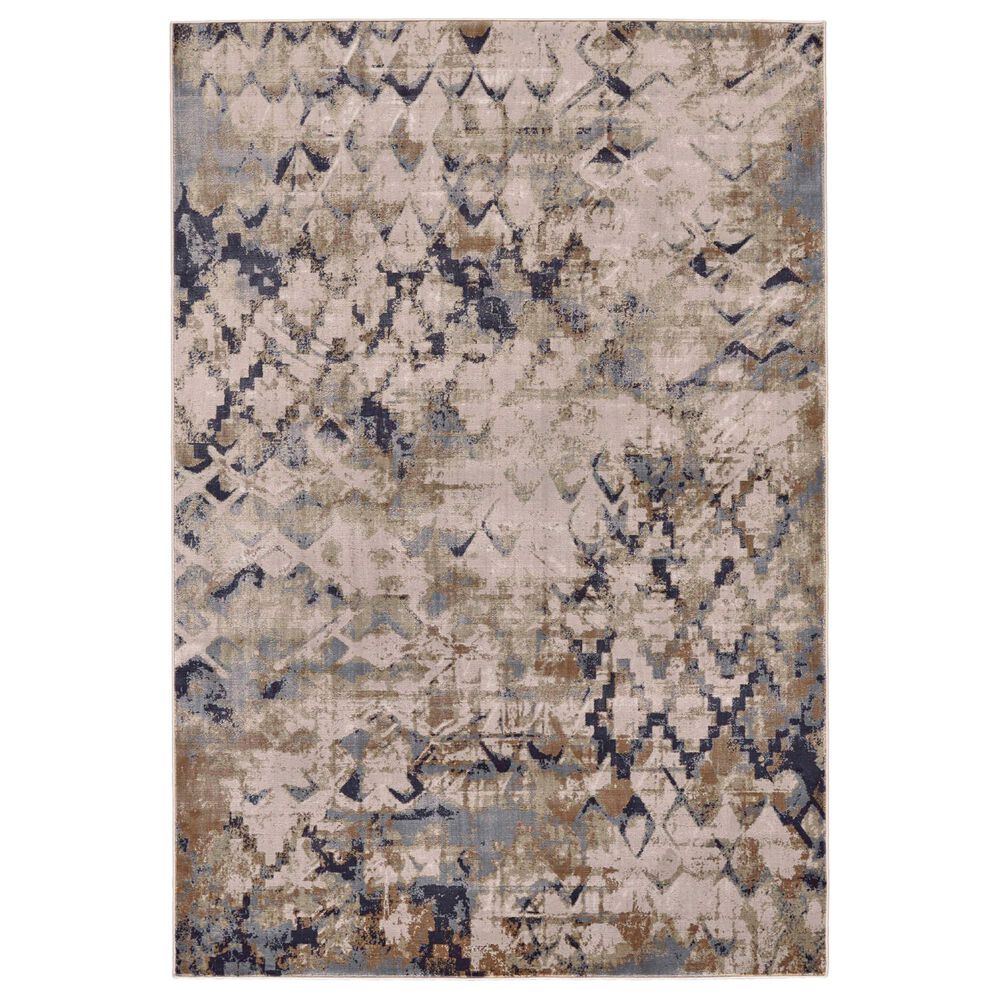 Feizy Rugs Cannes 3688F 1'8" x 2'10" Blue and Beige Area Rug, , large