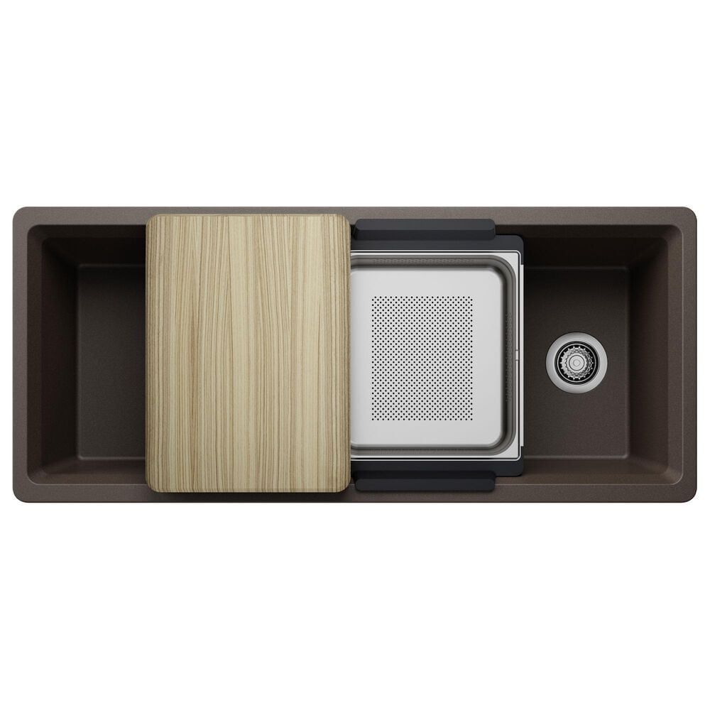 Blanco Inteos 45&quot; Undermount Single Bowl Kitchen Sink in Cafe, , large