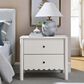 Modway Emmeline Scalloped 2 Drawer Nightstand in White, , large