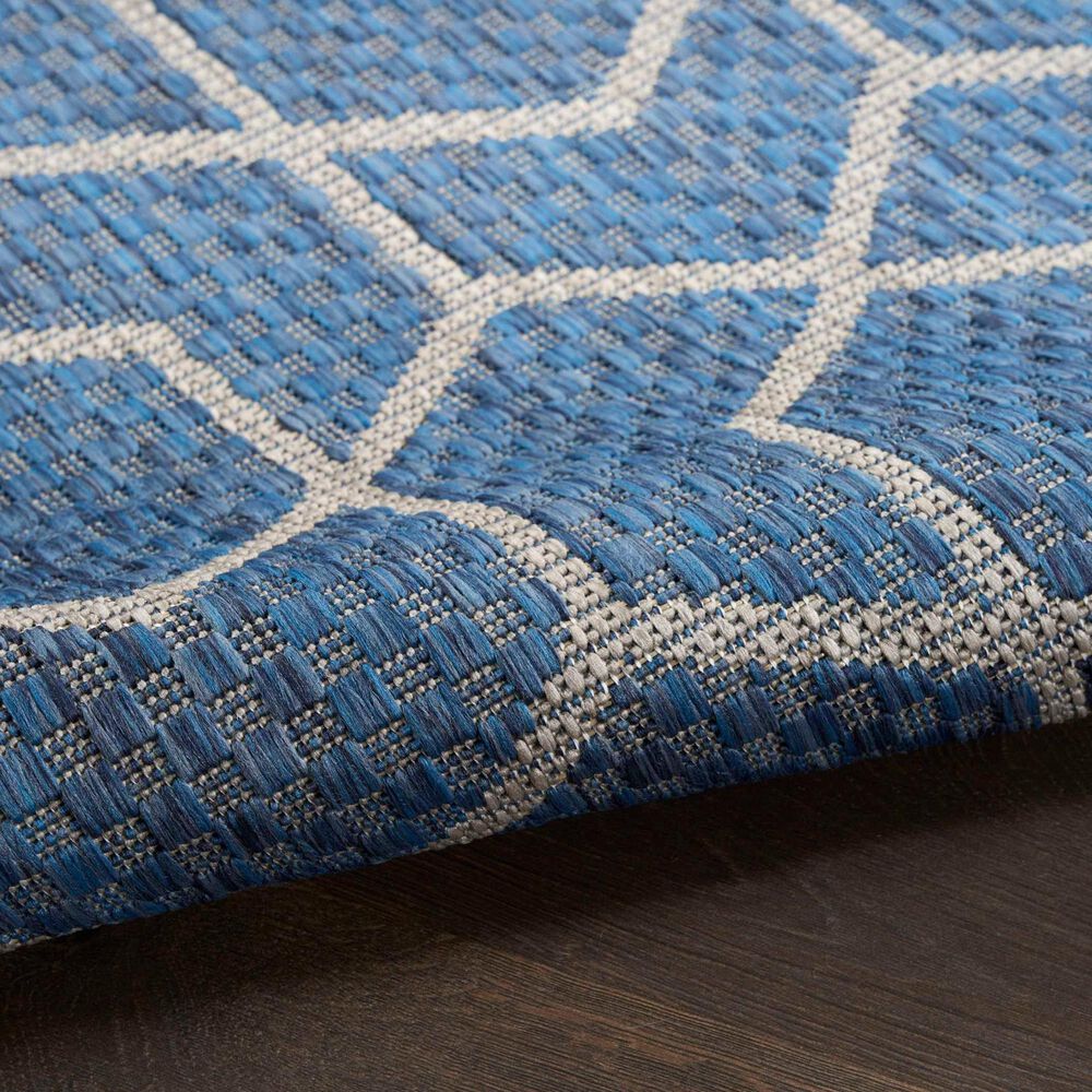 Nourison Horizon HOZ01 Denim 10&#39; x 14&#39; Indoor/Outdoor Area Rug, , large