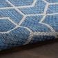 Nourison Horizon HOZ01 Denim 10" x 14" Indoor/Outdoor Area Rug, , large