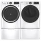 GE Appliances 7.8 cu. ft. Capacity Smart Front Load Gas Dryer with Sanitize Cycle - White, , large