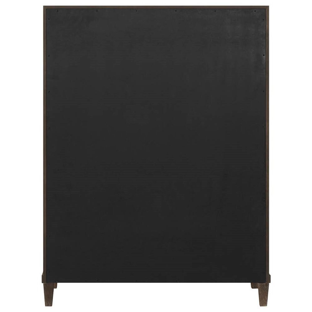 Furniture Worldwide Montclair 5-Drawer Chest in Cocoa, , large