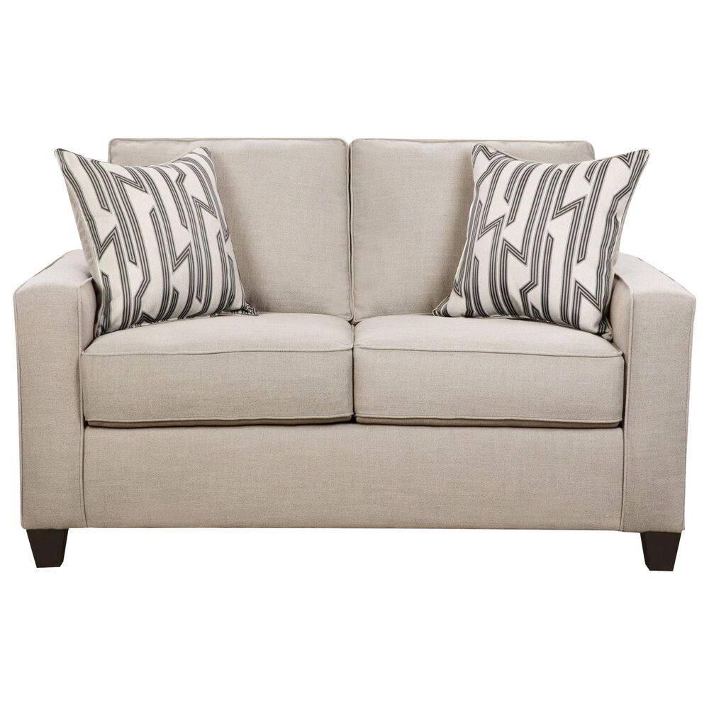 Northwestern Lynx Loveseat in Bisque Linen, , large