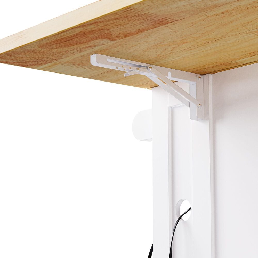 HOMLUX 53inch Large Kitchen Island in White(Three Packages), , large