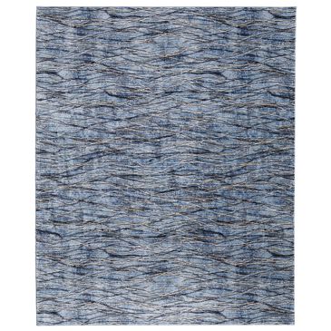 Feizy Sonora 5" x 7"6" Blue and Navy Area Rug, , large
