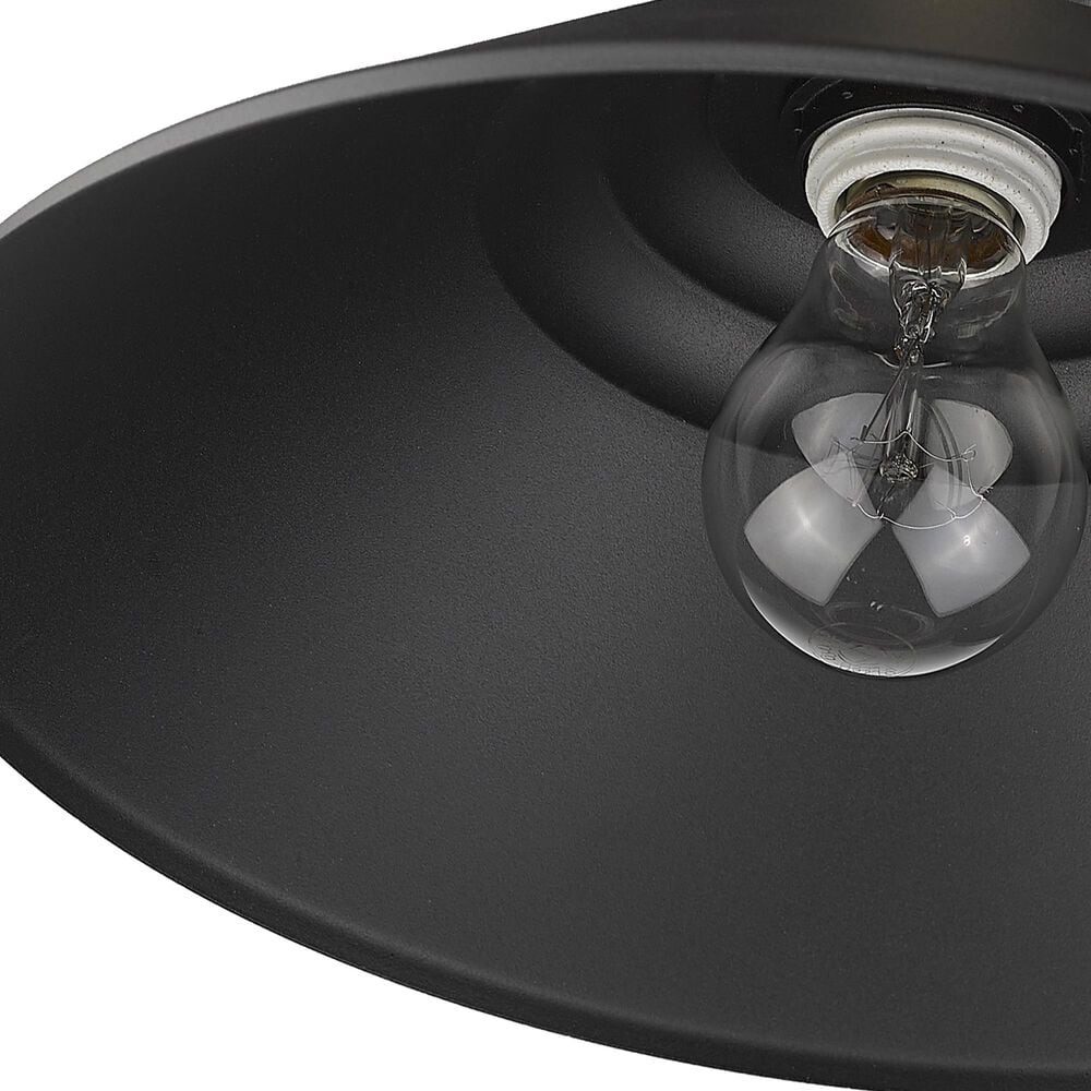 Golden Lighting Journey 1-Light Pendant in Natural Black, , large