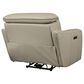 Superb Leather Leather Power Recliner in Myrtle Light Grey, , large