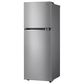 LG 11.1 Cu. Ft. Top Freezer Refrigerator in Stainless Steel Look, , large