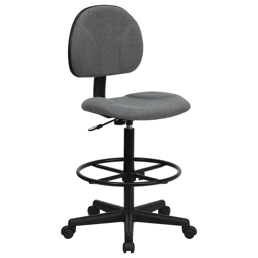 Flash Furniture Drafting Chair in Gray, , large