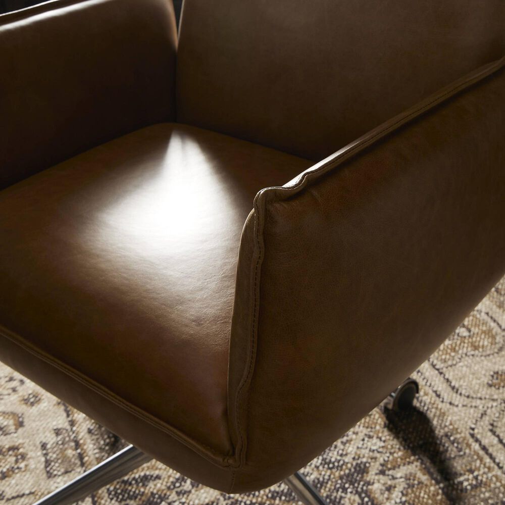 Four Hands Lionel Desk Chair in Chaps Saddle, , large