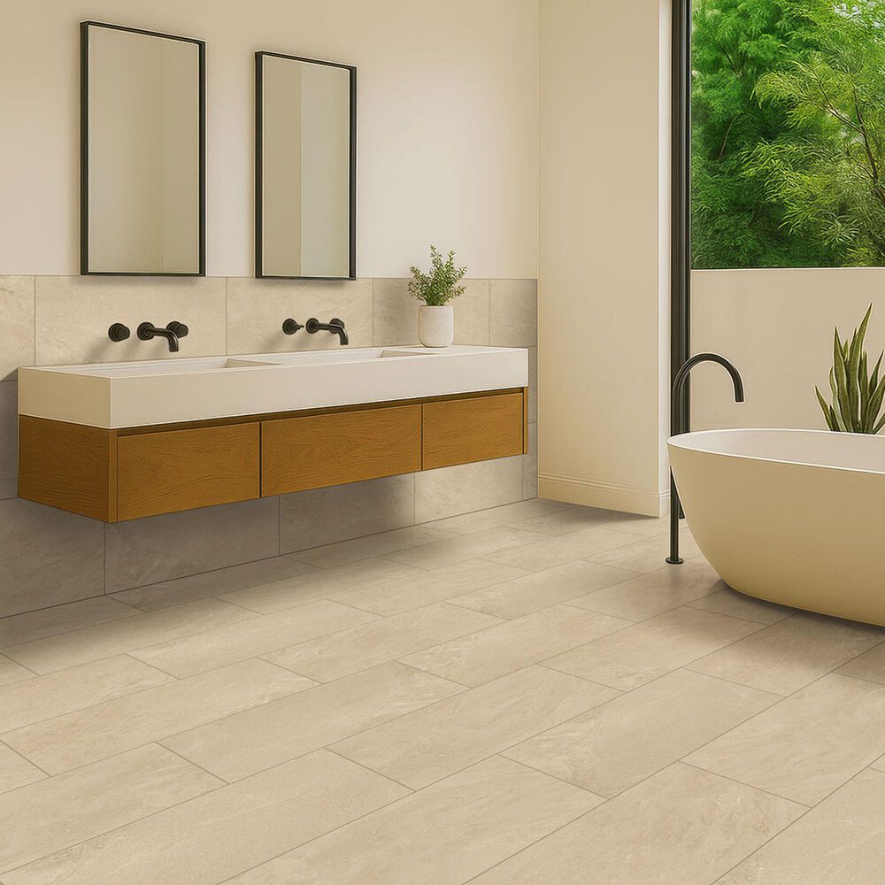 MS International Elbe Sand 12&quot; x 24&quot; Lappato 3D Porcelain Tile, , large
