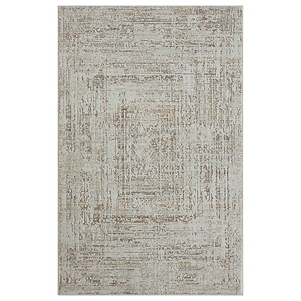 L&R Resources Brisbane Beige and Gray 10" x 13"10" Area Rug, , large