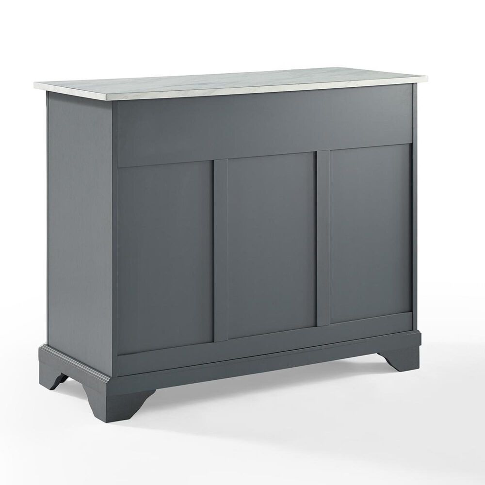 Crosley Furniture Avery Kitchen Cart in Grey, , large