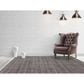 Amer Rugs Laurel 7"6" x 9"6" Graphite Area Rug, , large
