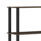 HOMLUX 5-Tier Display Rack in Columbia Walnut and Black, , large