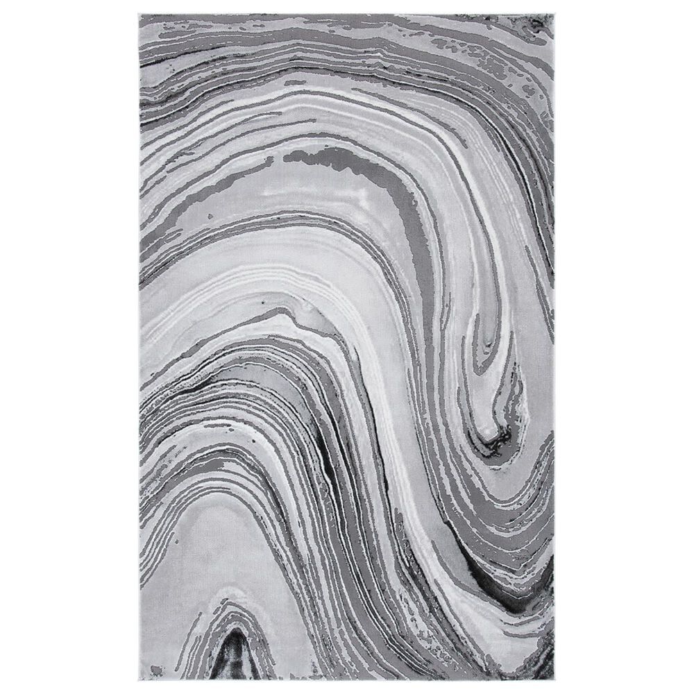 Safavieh Craft 4" x 6" Light Grey and Grey Area Rug, , large