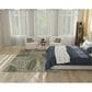 Nourison Garden Oasis GOA02 Ivory and Green 6" x 9" Indoor/Outdoor Area Rug, , large