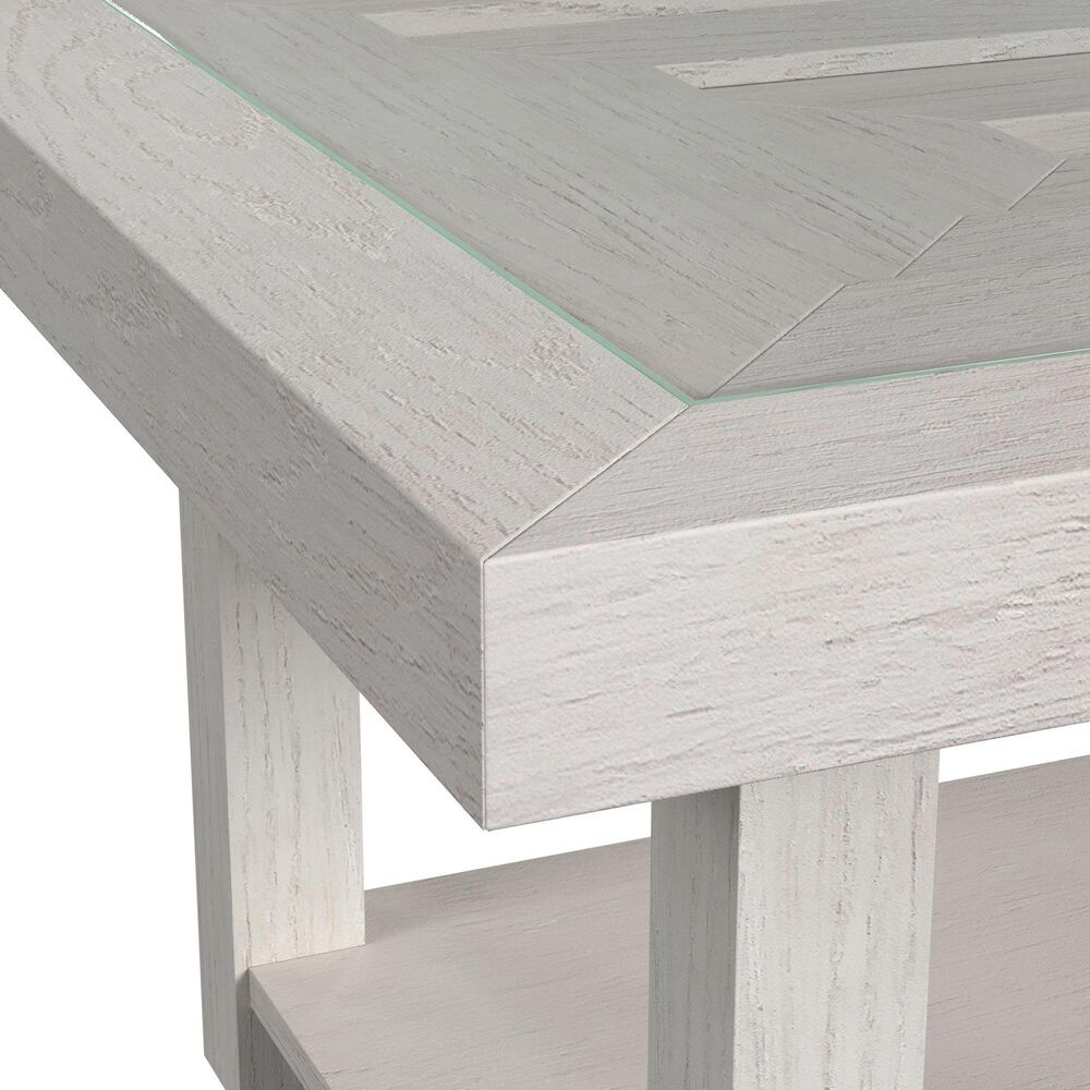 Mayberry Hill Avalanche Coffee Table in Antique White, , large
