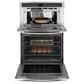 GE Profile 2-Piece Kitchen Package with Stainless Steel 30" Built-In Combination Convection Wall Oven and 36" Electric Cooktop in Black, , large