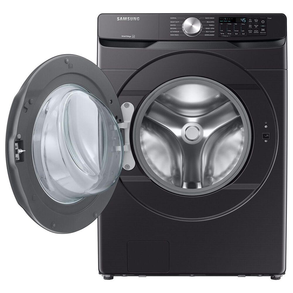 Samsung 5.1 Cu. Ft. Front Load Washer with Vibration Reduction Technology in Brushed Black, , large