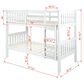 Forest Grove Mission Twin Over Twin Bunk Bed in White, , large