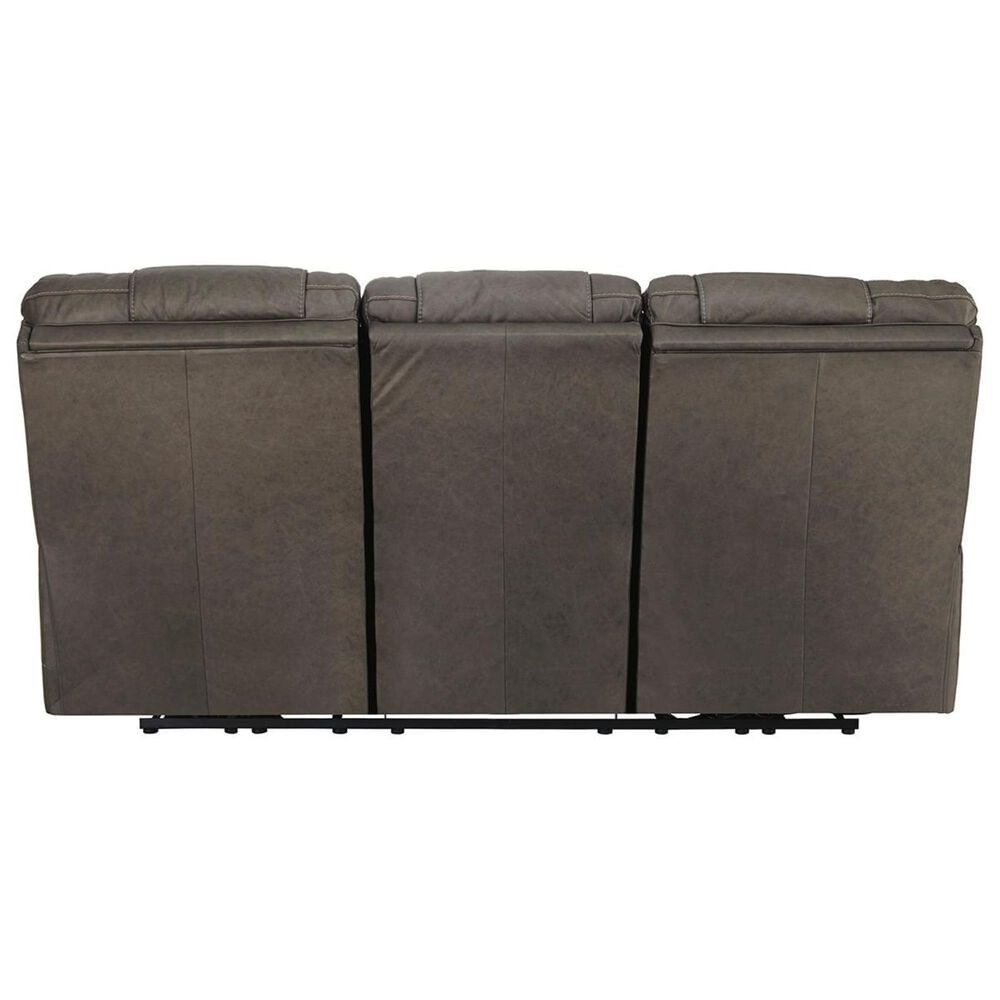 Ashley Wurstrow Power Reclining Sofa with Adjustable Headrest in Smoke, , large