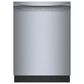 Bosch 300 Series 24"" Built-In Recessed Handle Dishwasher with 5 Wash Cycles in Stainless Steel, , large