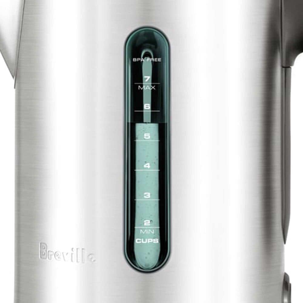 Breville 57 Oz Soft Top Pure Electric Kettle in Brushed Stainless Steel, , large