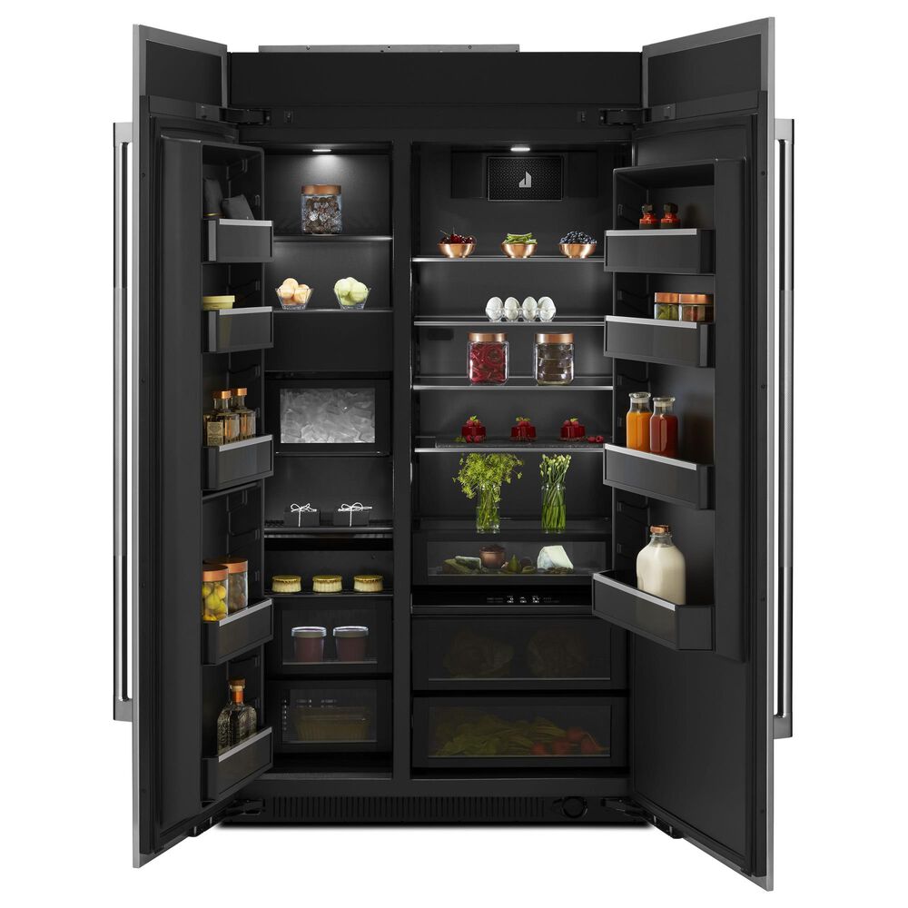 JennAir 29.2 Cu. Ft. Panel Ready Counter Depth Built-In Side by Side Refrigerator in Stainless Steel, , large