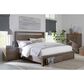 Riva Ridge Modern Loft 5-Piece Queen Storage Bedroom Set in Greystone, , large