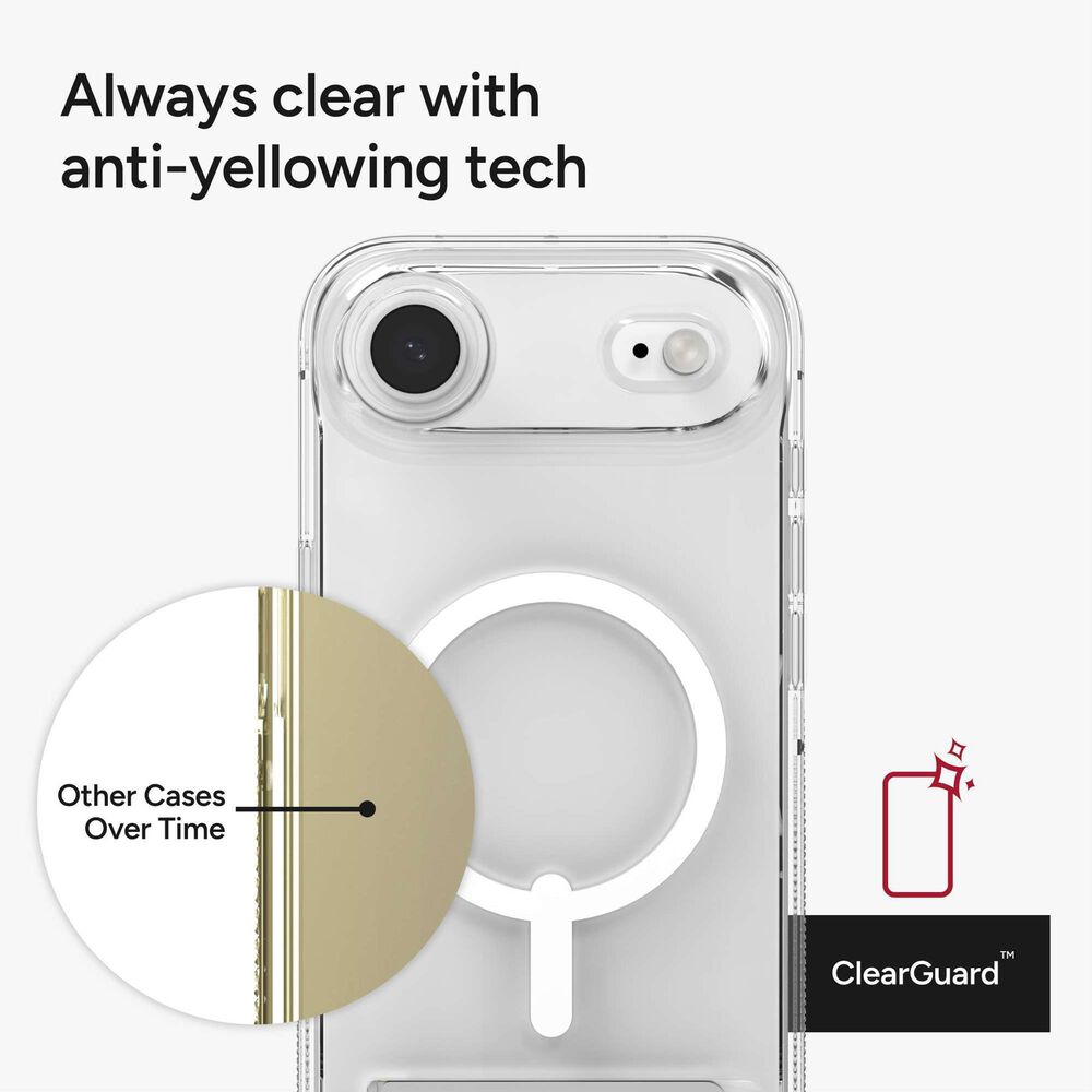 Zagg Crystal Palace Snap Case with Kickstand for Apple iPhone Air in Clear, , large