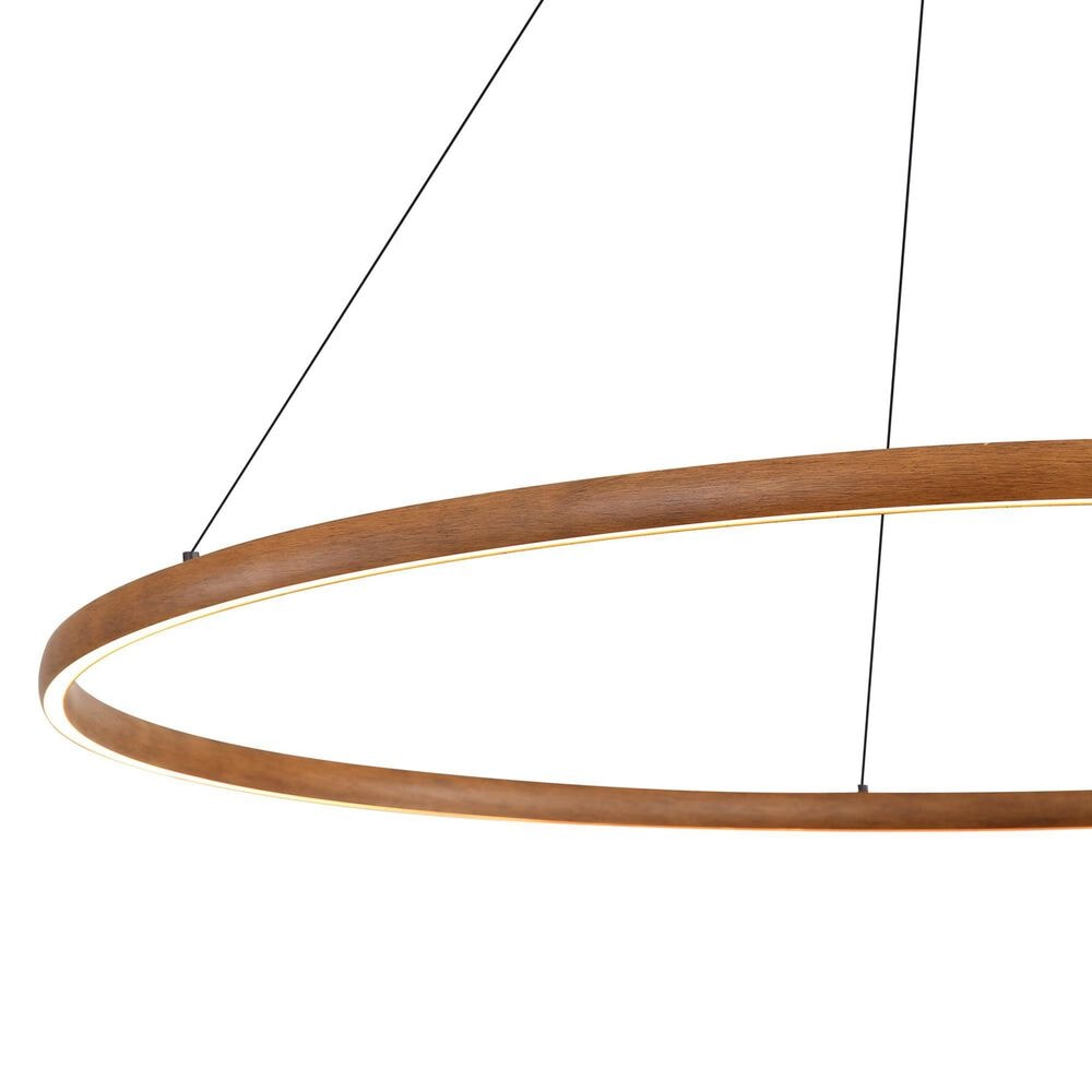 Golden Lighting Veritas 47&quot; 1-Light Chandelier in Driftwood, , large