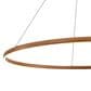 Golden Lighting Veritas 47" 1-Light Chandelier in Driftwood, , large