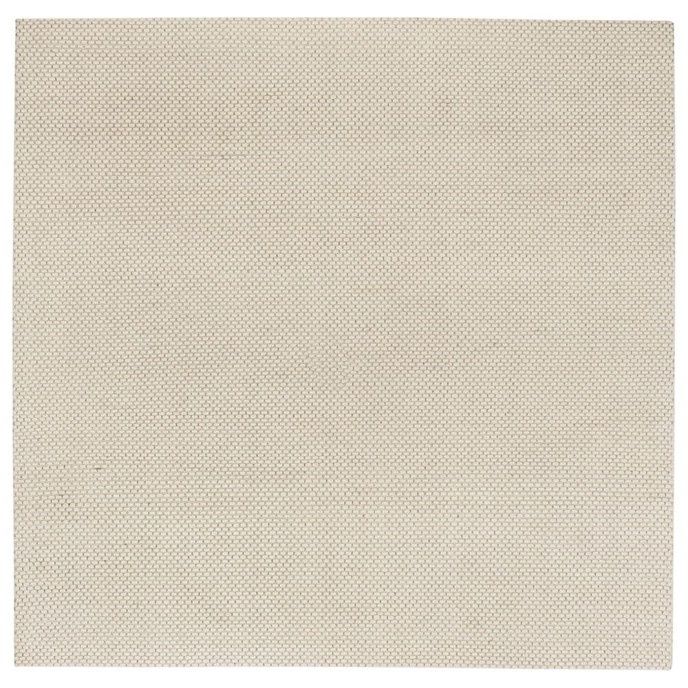 Safavieh Natura NAT801A 4" Square Ivory Area Rug, , large