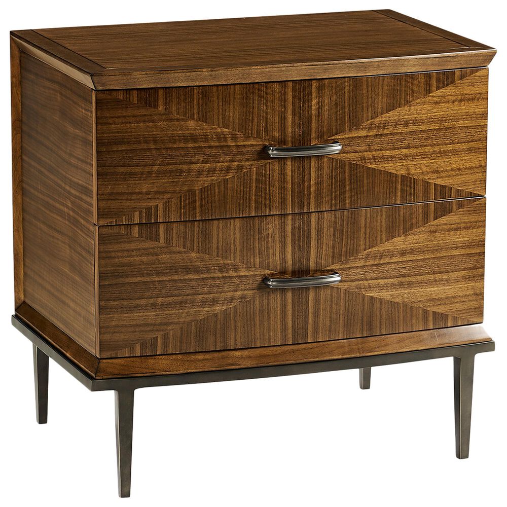 Jonathan Charles Fine Furniture Toulouse Bedside Chest in Walnut, , large