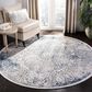 Safavieh Invista 6"7" Round Grey and Blue Area Rug, , large