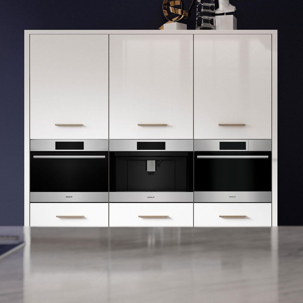 Wolf Appliances 24" E Series Transitional Drop-Down Door Speed Oven in Stainless Steel, , large