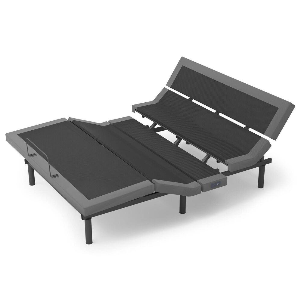 Glideaway Perfect Sleeper Riviera Firm King Mattress with Contemporary IV Adjustable Base, , large