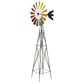 The Gerson Company 91.73" Garden Windmill in Multicolor, , large