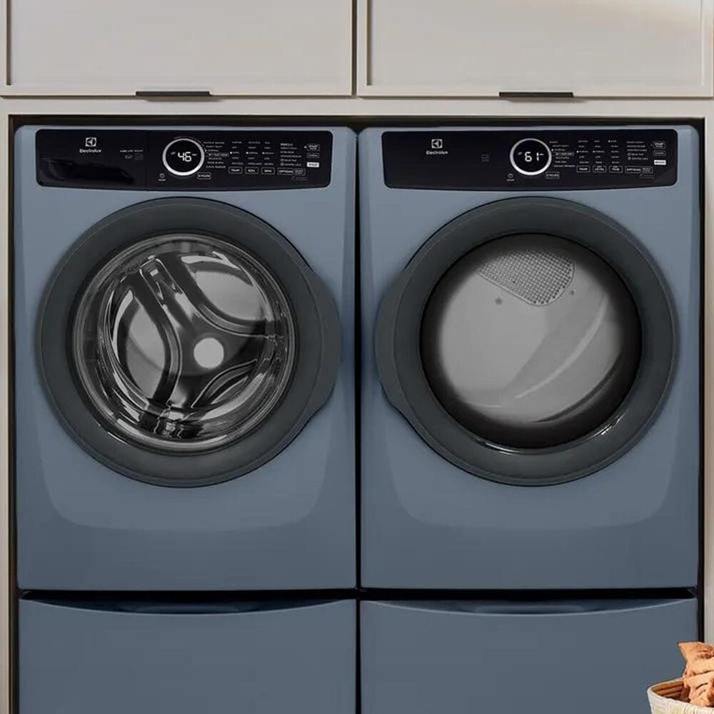Electrolux 400 Series 4.5 Cu. Ft. Front Load Washer and 8 Cu. Ft. Gas Dryer Laundry Pair in Denim Blue, , large