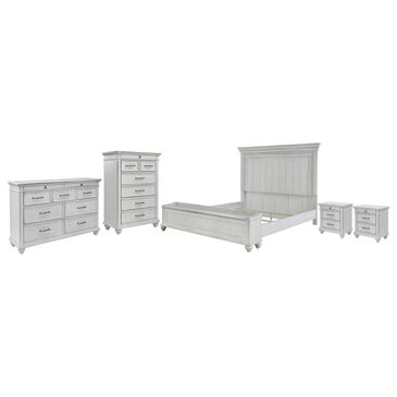 Signature Design by Ashley Kanwyn 5-Piece King Storage Bedroom Set in Whitewash, , large