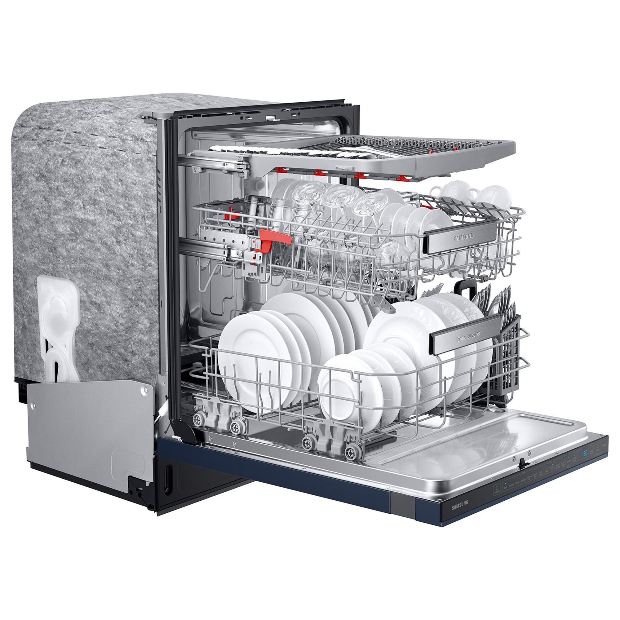 Smart linear wash 39dba dishwasher in stainless shop steel