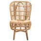 Baxton Studio Nagoya Tall Lounge Chair in Natural Brown, , large