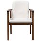 Baxton Studio Miyagi Arm Chair in Walnut Brown, , large