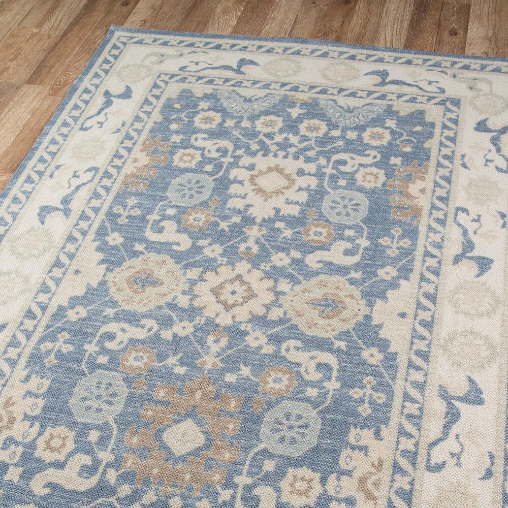 Momeni Anatolia ANA-07 3&#39; x 5&#39; Light Blue Area Rug, , large